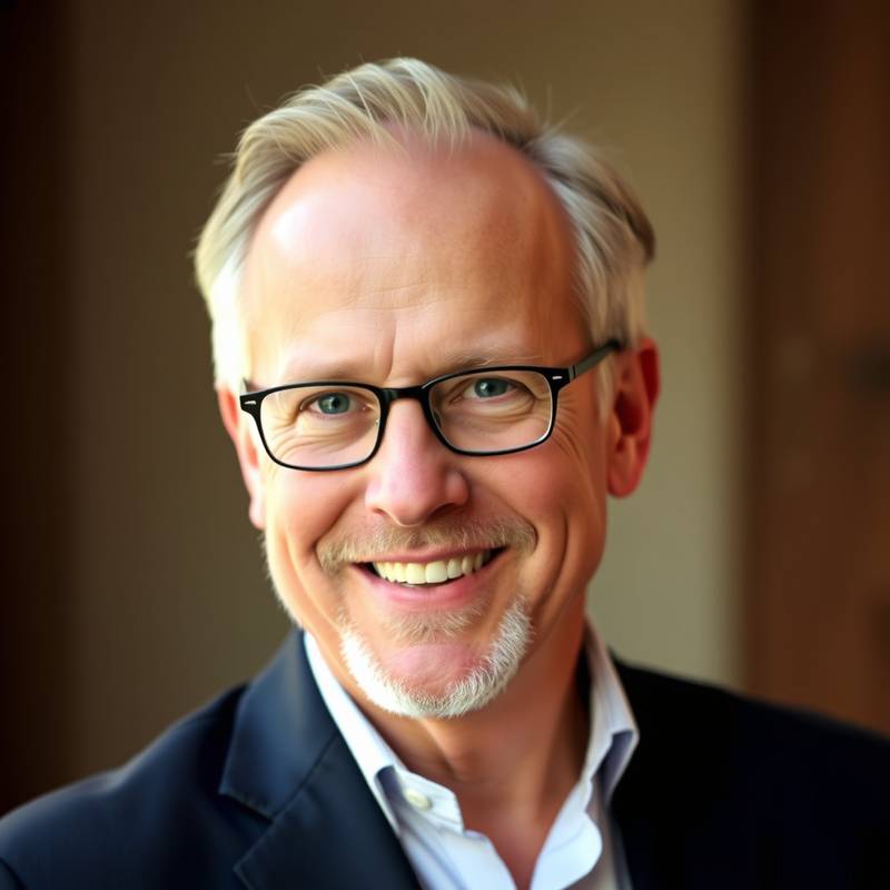 Foto van David Bakker, een zangcoach met veel ervaring in klassieke muziek